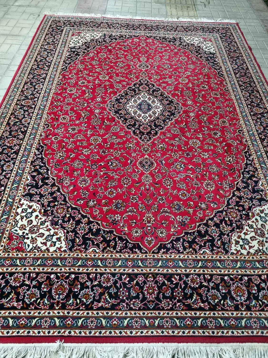 یک جفت ۹متری ۵۰۰شانه تمام نخ|فرش|اصفهان, کوجان|دیوار