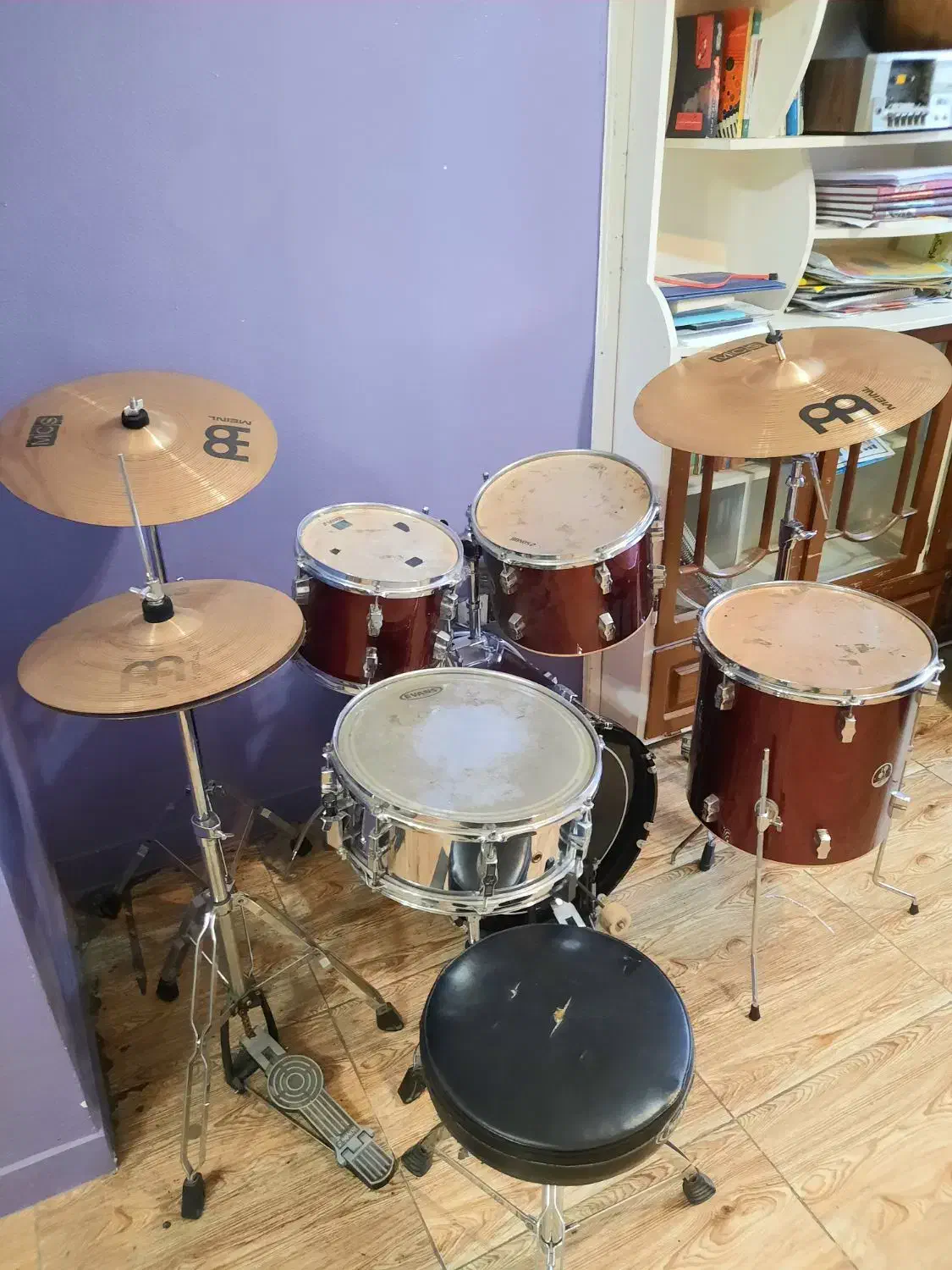 درامز آکوستیک|درام و پرکاشن|رشت, گلسار|دیوار