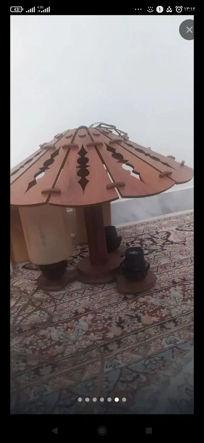 لوستر چوبی|لوستر و چراغ آویز|کرمانشاه, |دیوار