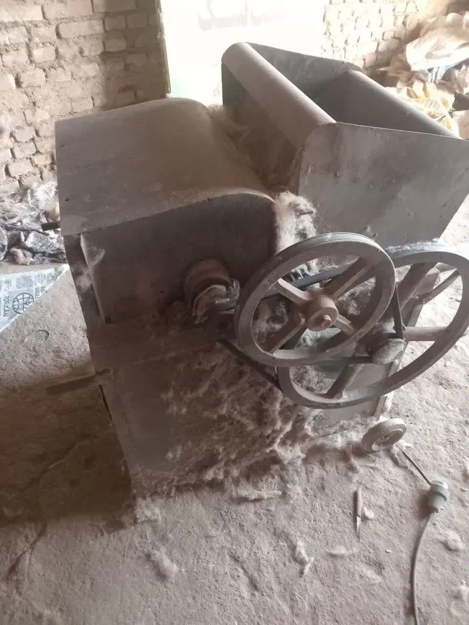 دستگاه حلاجی پشم، پنبه، پشم شیشه، الیاف|ماشینآلات صنعتی|جوین, |دیوار