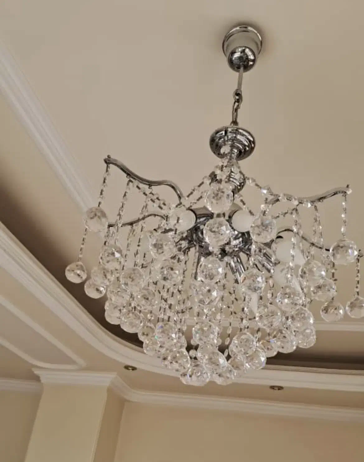 دو عدد لوستر کریستال ۱۰ شاخه|لوستر و چراغ آویز|تبریز, |دیوار