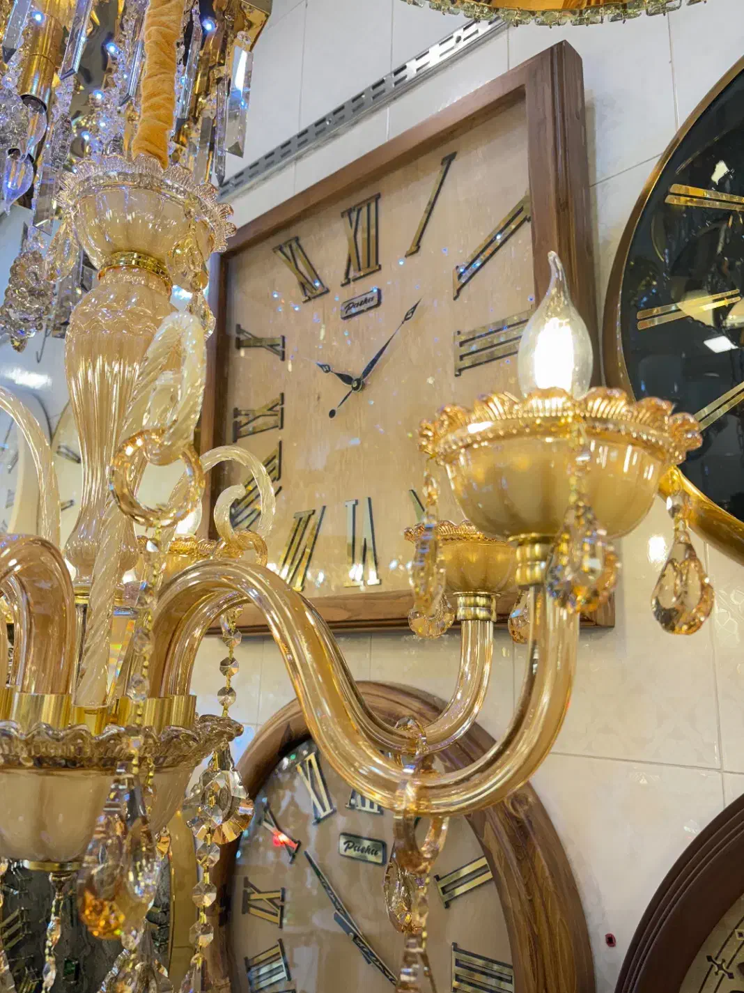 مدل بلوری تمام خارجی|لوستر و چراغ آویز|اراک, |دیوار