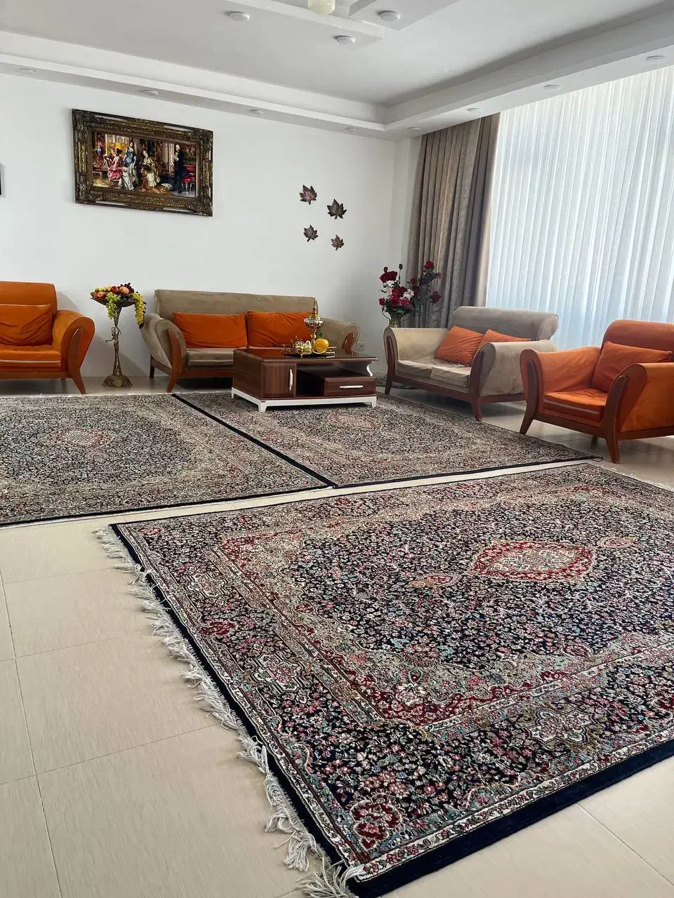 فرش ۶ متری|فرش|کرمانشاه, |دیوار