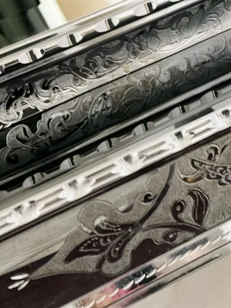 آیینه شمعدان قلم زنی|بوفه، ویترین، کنسول|مشهد, چهارچشمه|دیوار