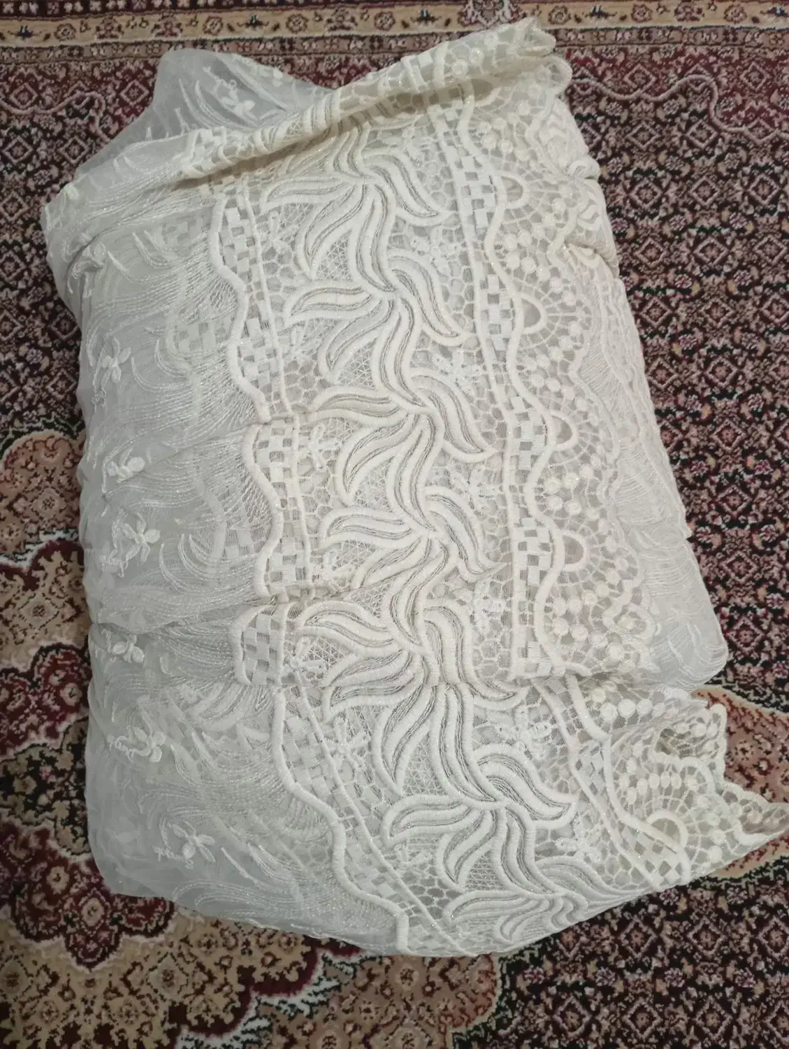 پرده گل پنبه ای|پرده، رانر، رومیزی|جوانرود, |دیوار