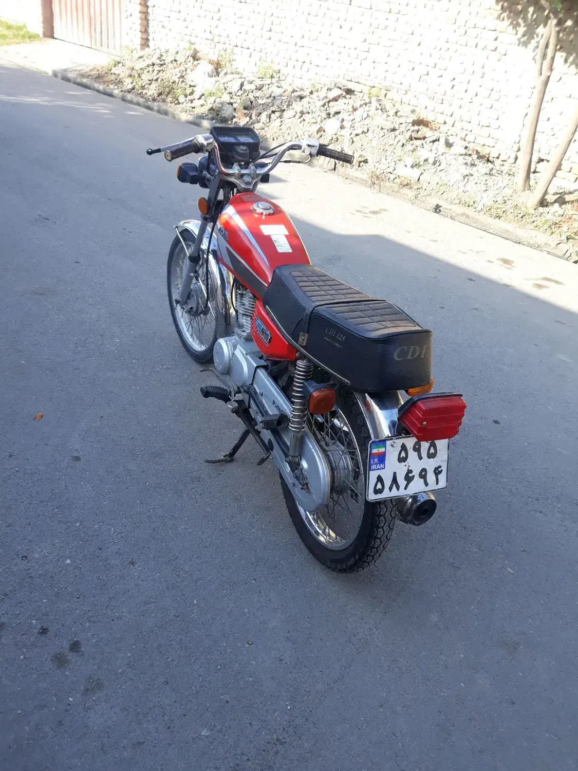 موتور هندا مدارک کامل پلاک ملی موتوری لال لال|موتورسیکلت|گنبد کاووس, |دیوار