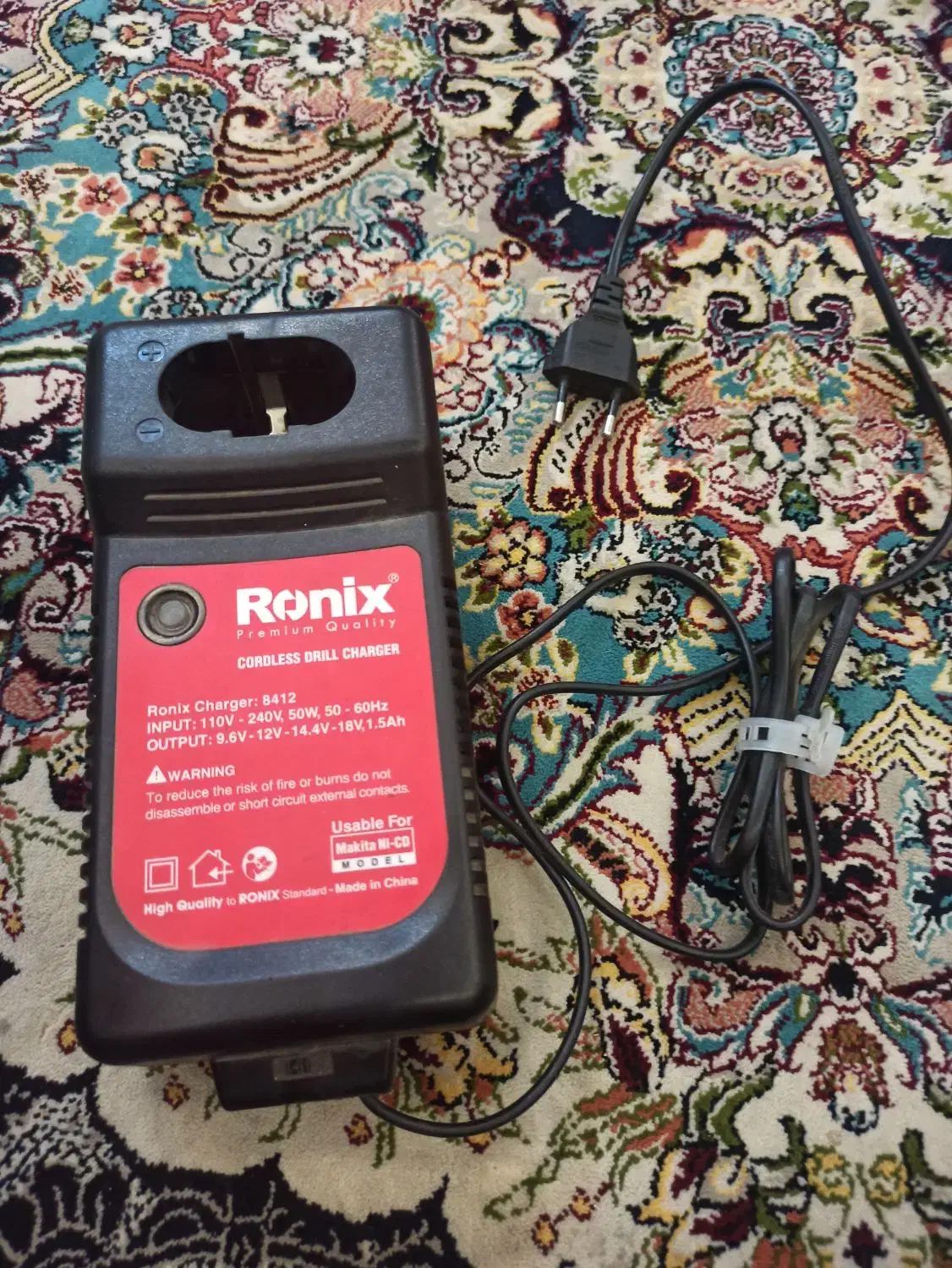 شارژر دلر شارژی رو نیکس مدل 8412|ابزارآلات|مشهد, گلبرگ|دیوار