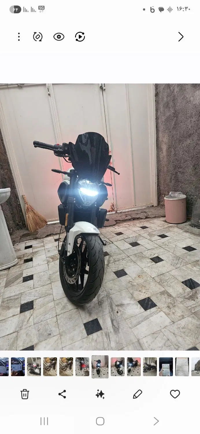 موتور بنتا zx 300 دو سیلندر خورجینی ۶دنده|موتورسیکلت|قم, خداکرم|دیوار