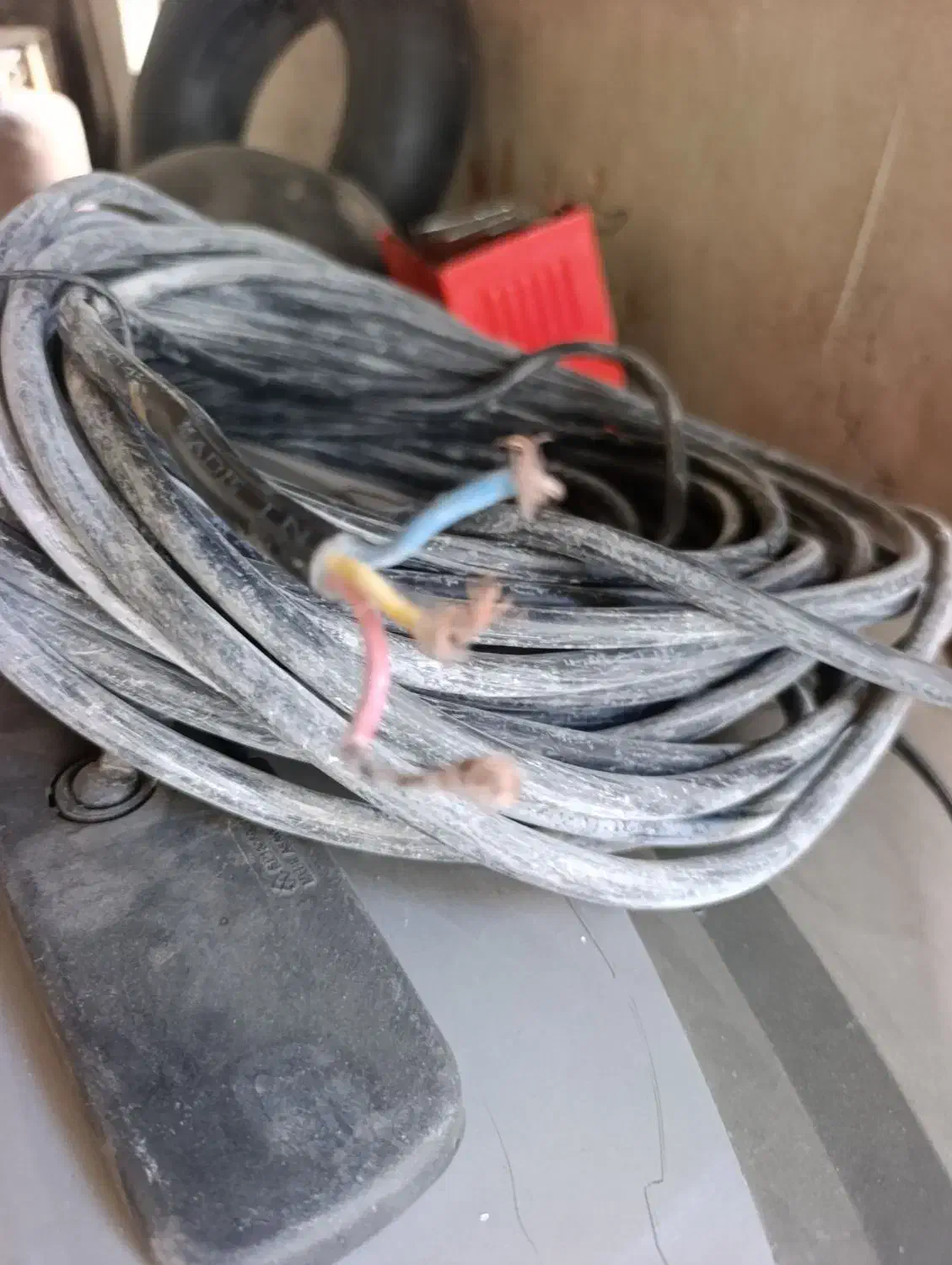 سلام یک کلافه سیم 6 و25مترکابل4سفاز|مصالح و تجهیزات ساختمان|دزفول, |دیوار