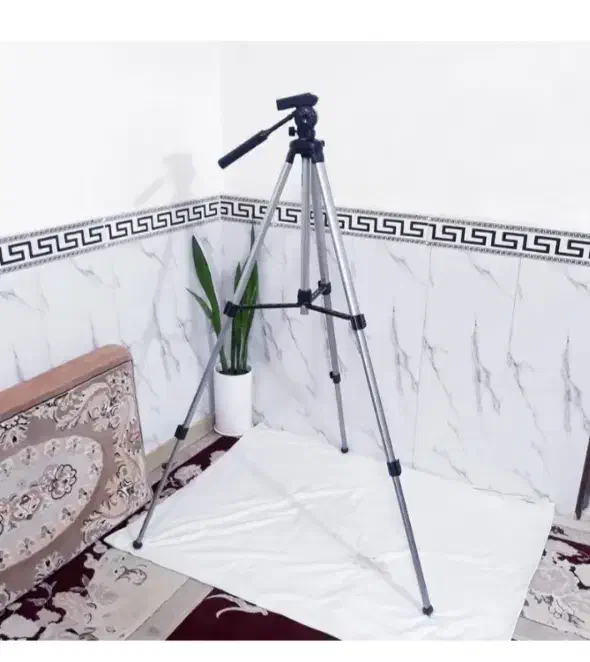 سه پایه دوربین و نورپردازی رینگ لایت 2عدد|دوربین عکاسی و فیلمبرداری|نسیمشهر, |دیوار