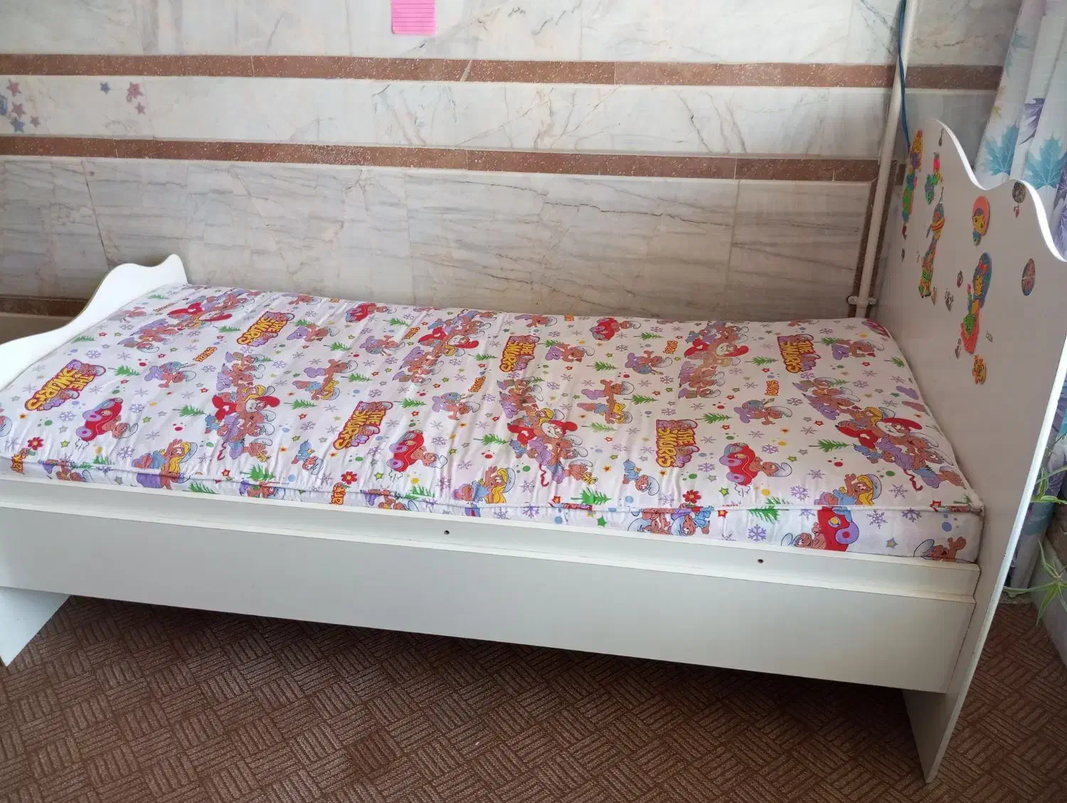 تخت خواب کمد کودک نوجوان|تخت و سرویس خواب|نجفآباد, قلعه سفید|دیوار