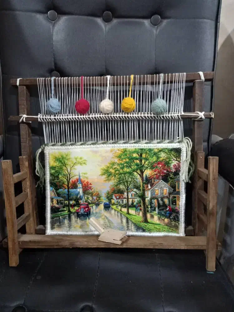 تابلو فرش تزئینی منزل|تابلو فرش|آبیک, |دیوار