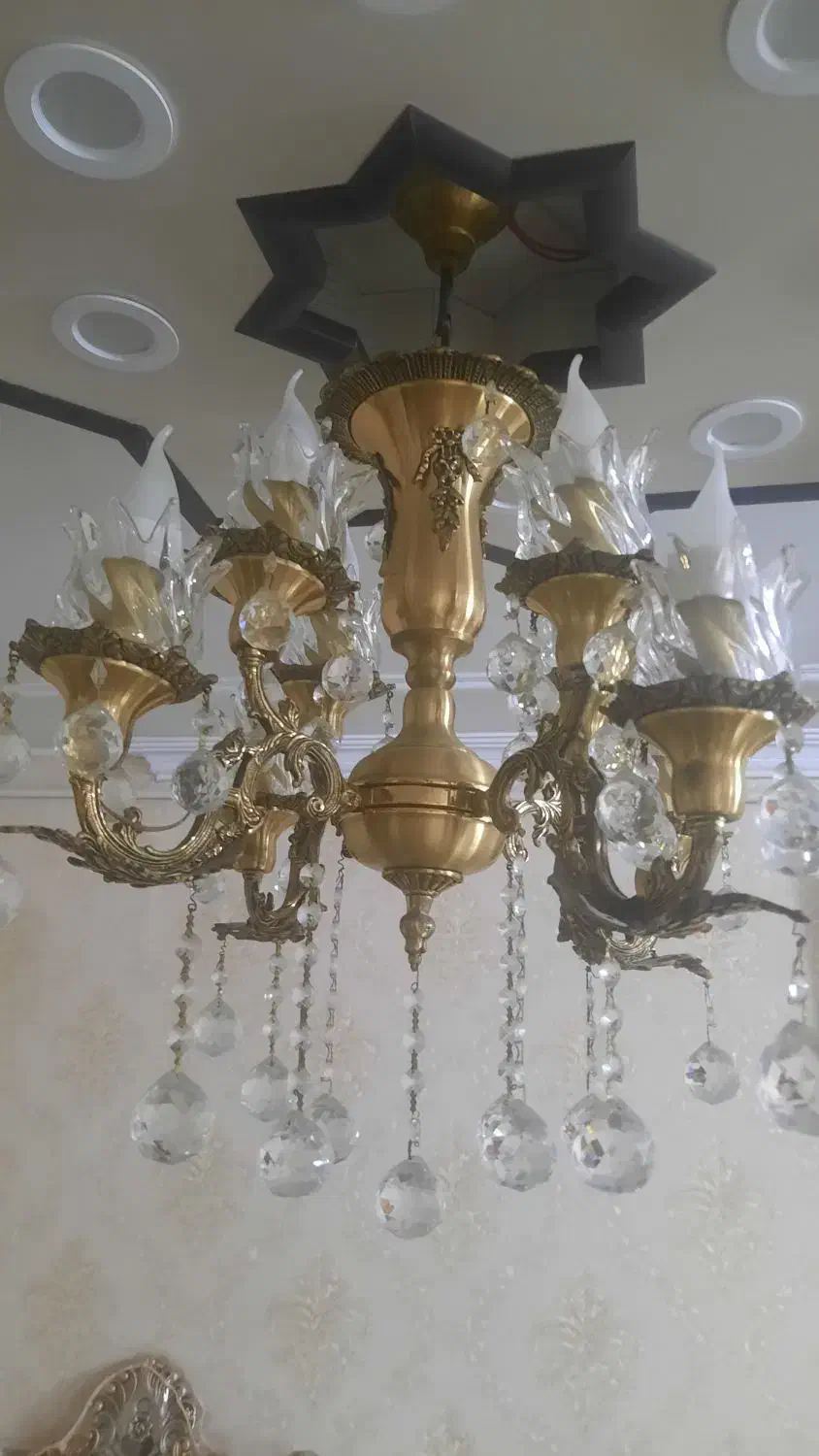 لوستر|لوستر و چراغ آویز|همدان, |دیوار