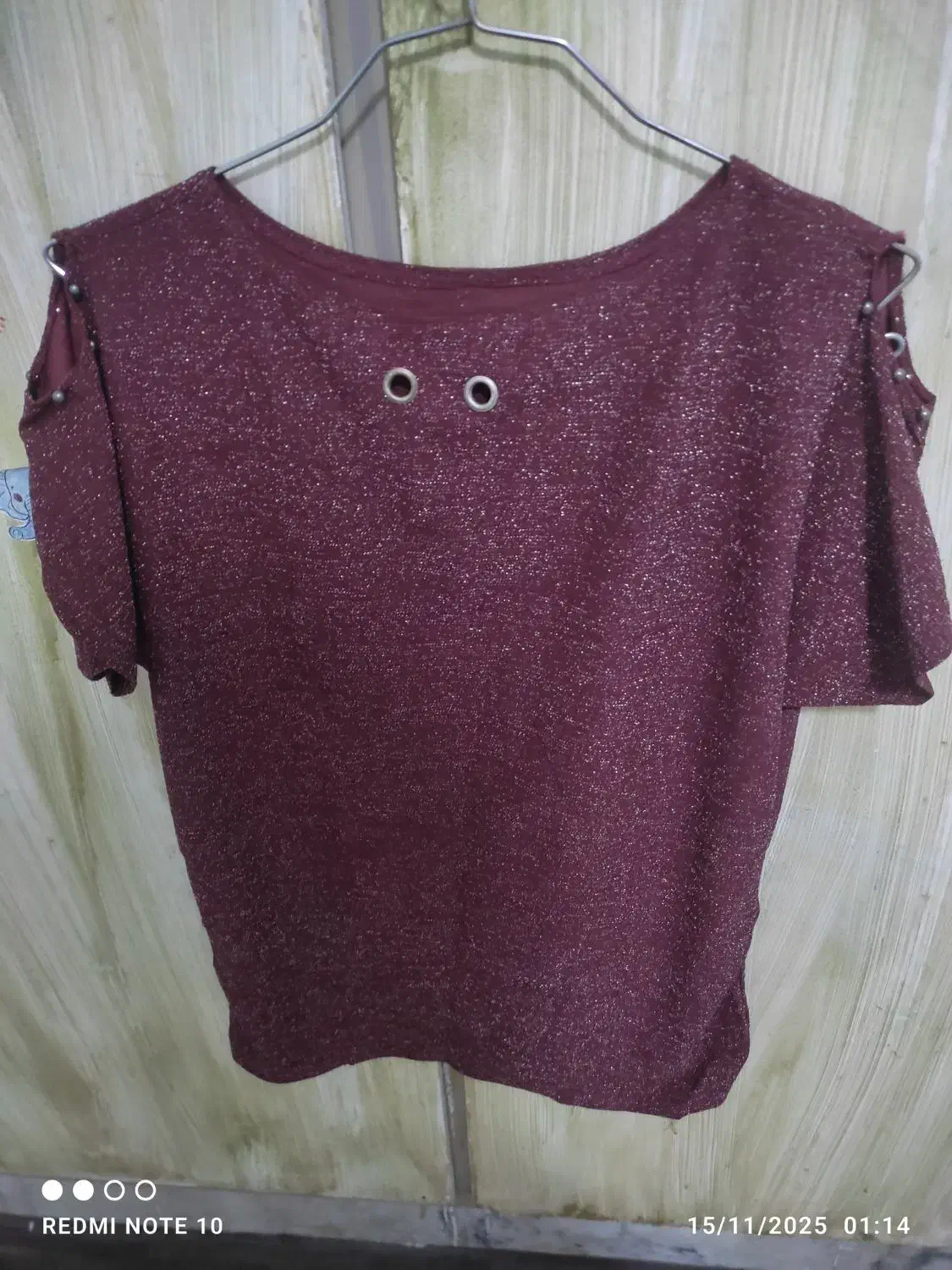 بلوزنیمه آستین لمه شنی|لباس|سمنان, |دیوار