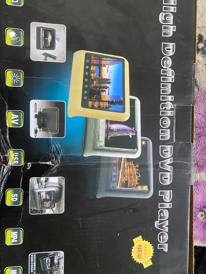 مانیتور پشت صندلی|پخش‌کننده DVD و ویدیو|بوشهر, |دیوار