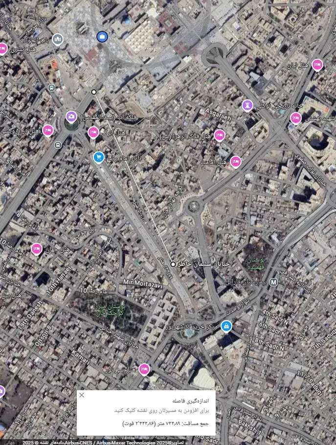 بزرگترین زمین تجاری مسکونی حاشیه بازار رضا|فروش زمین و ملک کلنگی|مشهد, عیدگاه|دیوار