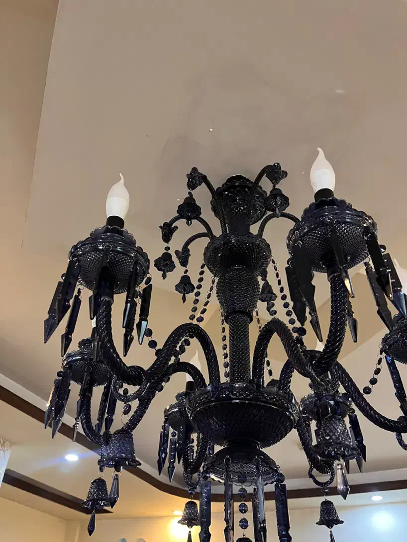 لوستر باکارات شیشه ای|لوستر و چراغ آویز|ری, دولت‌آباد|دیوار