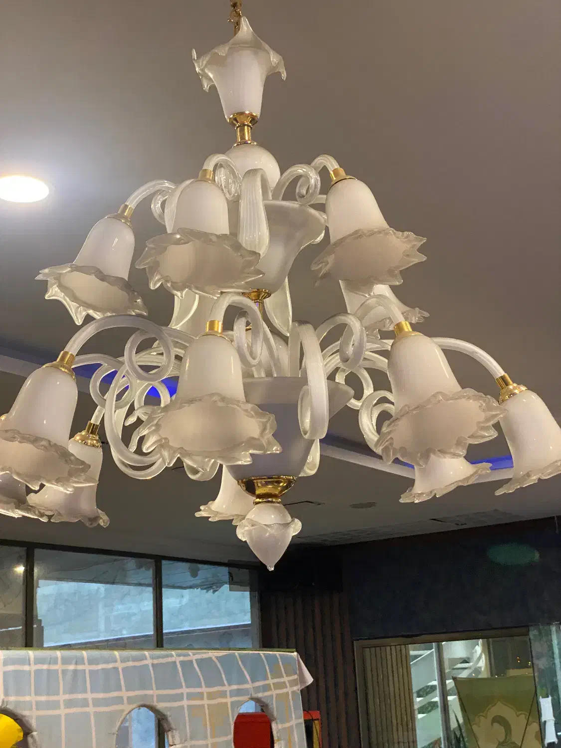 لوستر اوپال وارداتی|لوستر و چراغ آویز|ارومیه, |دیوار