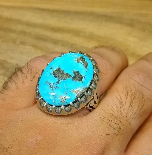 انگشتر فیروزه نیشابور رکاب استاد صابری|جواهرات|تهران, بازار|دیوار