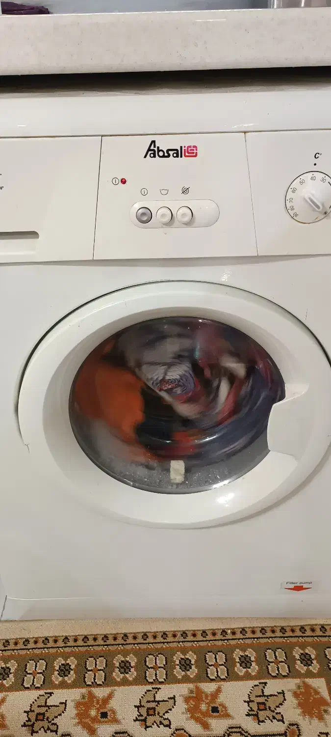 لباسشویی (آبسال) سالم|ماشین لباسشویی و خشککن لباس|مهاجران, |دیوار