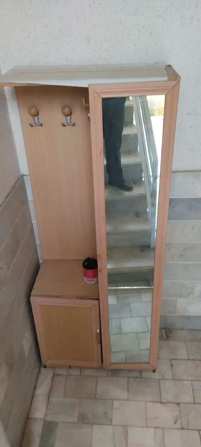 کمد لباس و جاکفشی|جاکفشی، کمد، دراور|قزوین, |دیوار