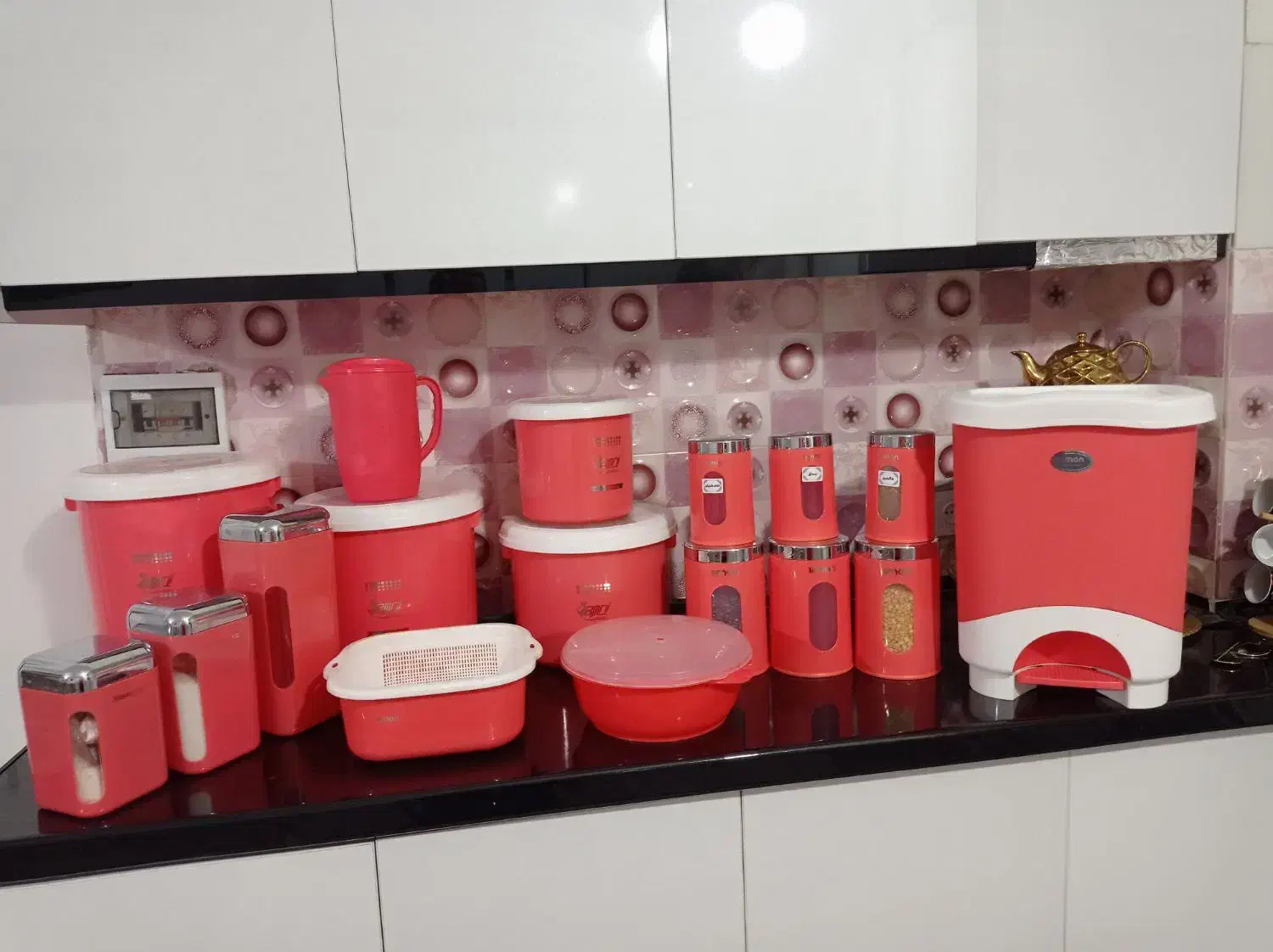 سرویس آشپزخونه لیمون|ظروف نگهدارنده، پلاستیکی، یک‌بارمصرف|رباط‌کریم, نصیرشهر|دیوار