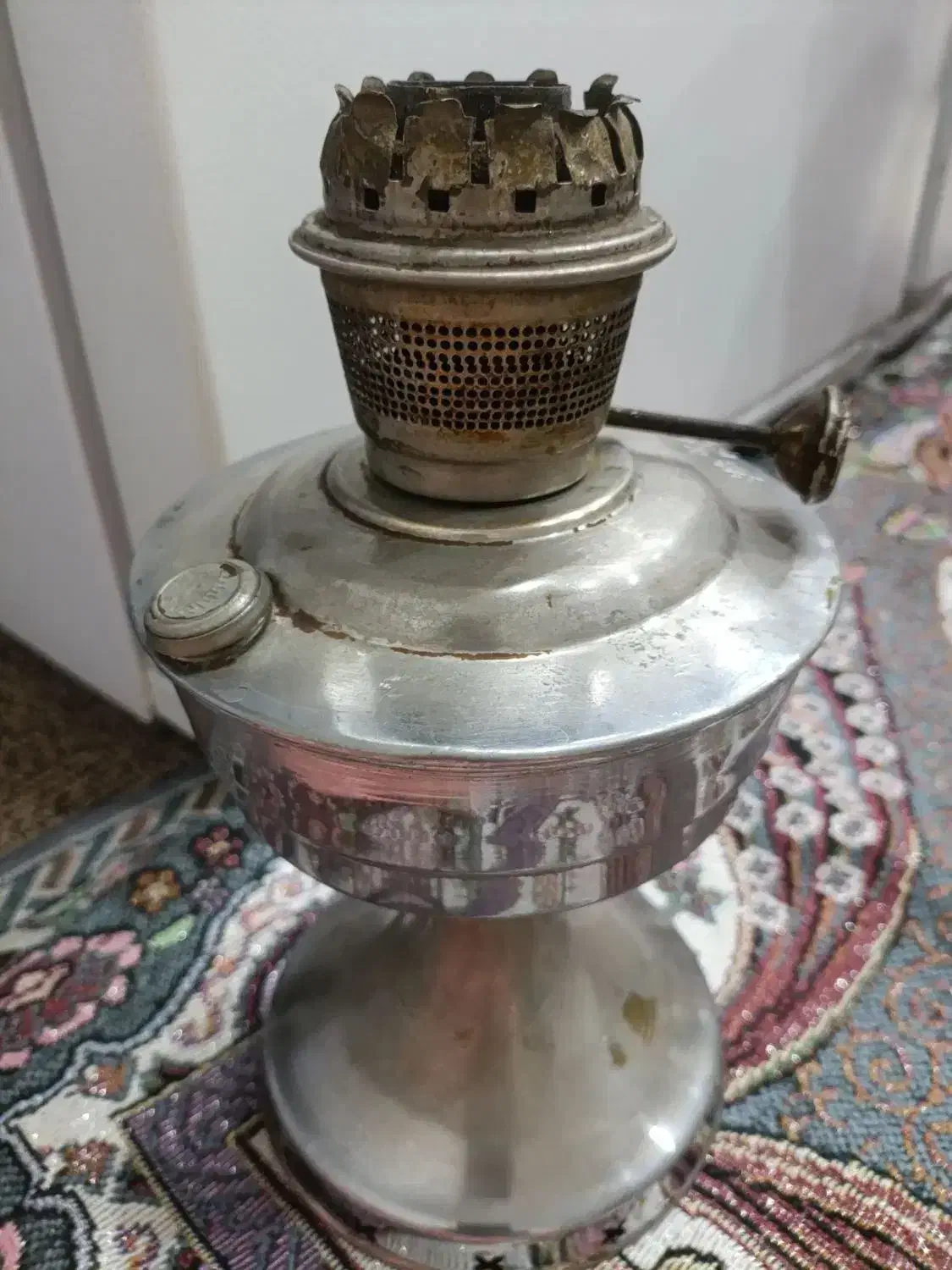 عتیقه چراغ نفتی برنجی عتیقه مخصوص شب یلدا|کلکسیون اشیاء عتیقه|اهواز, شهرک برق|دیوار