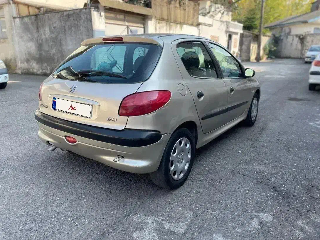 پژو 206 تیپ 3 مدل 82 فرانسه|خودرو سواری و وانت|رشت, نیروی دریایی|دیوار