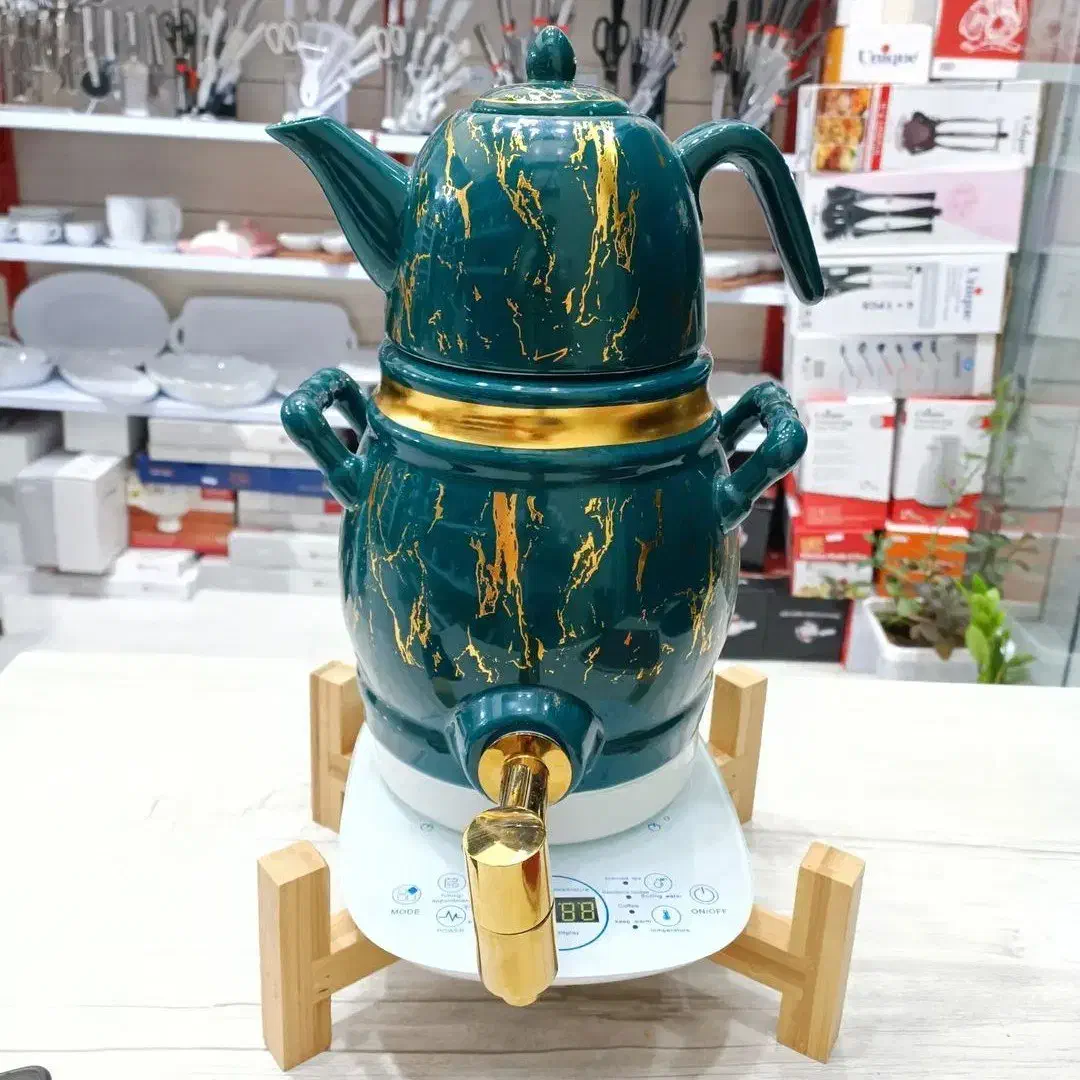 چای ساز برقی سرامیکی صفحه لمسی|سماور، چایساز، قهوهساز|مشهد, زمرد|دیوار