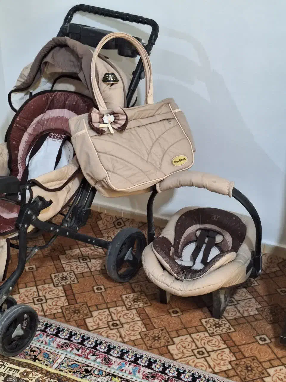 ست کالسکه کریر کیف|کالسکه و لوازم جانبی|مشهد, سرافرازان|دیوار