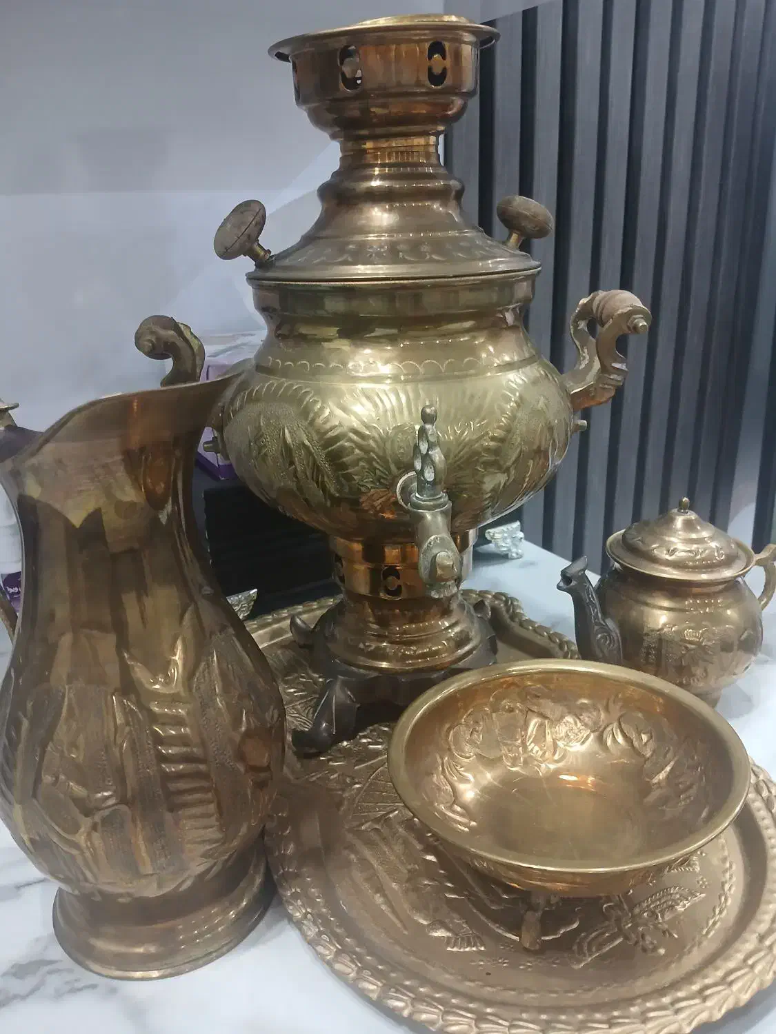 سماور ذغالی سه لیتری|سماور، چایساز، قهوهساز|ری, سیزده آبان|دیوار