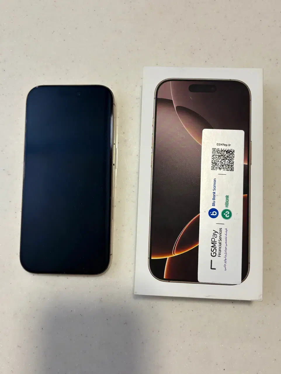 آیفون ۱۶ پرو ۲۵۶ دزرت تیتانیوم ZAA|موبایل|تهران, دروس|دیوار