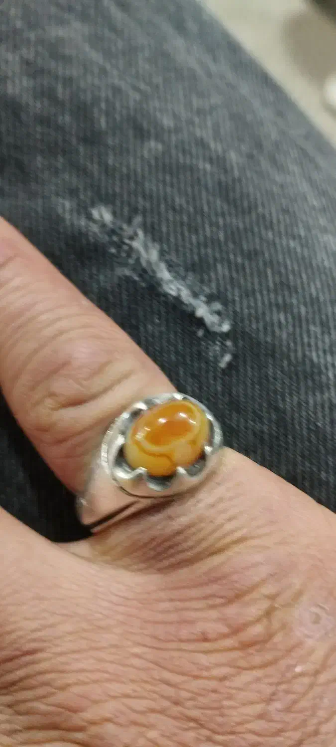 دوعدد انگشتر نقره جفت قدیمی|جواهرات|فومن, |دیوار