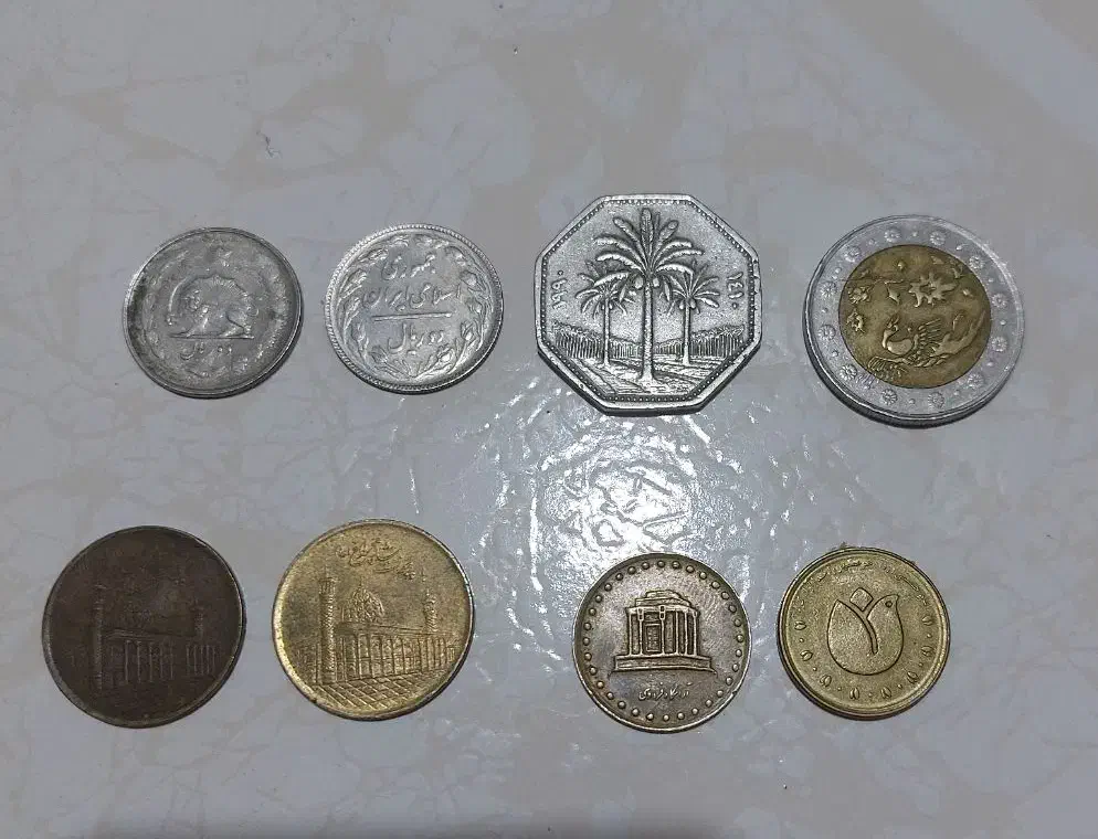 سکه قدیمی 8عدد|کلکسیون سکه، تمبر، اسکناس|اراک, |دیوار