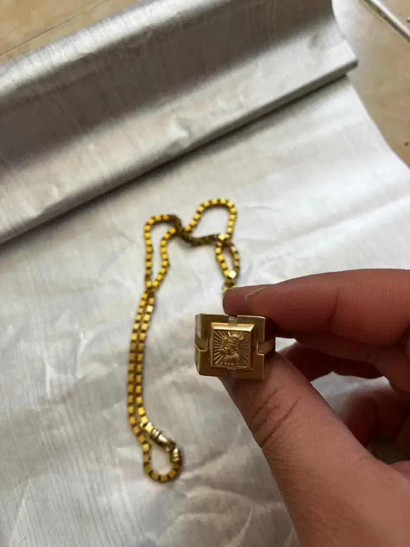 گردنبند طلا 18عیار نو نو با فاکتور|جواهرات|فردیس, شهرک هفده شهریور|دیوار