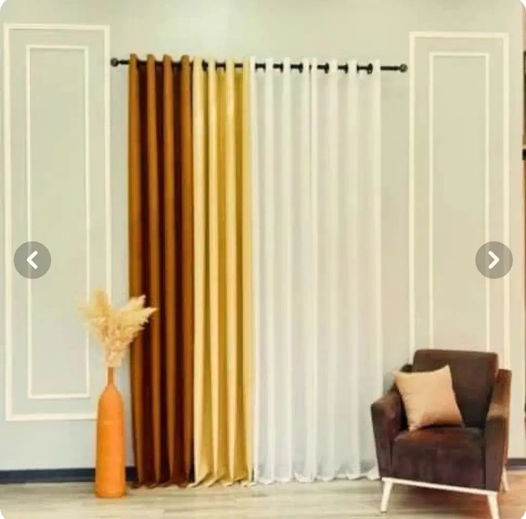 پرده آماده به قیمت کارخانه|پرده، رانر، رومیزی|کازرون, |دیوار