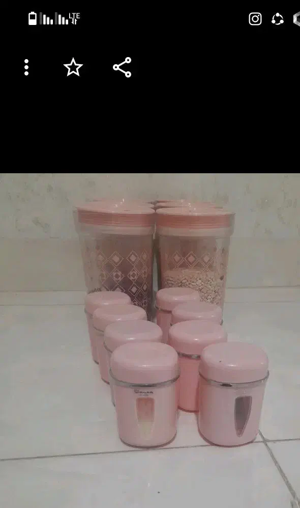 سرویس ادویه حبوبات|ظروف نگهدارنده، پلاستیکی، یکبارمصرف|الیگودرز, |دیوار