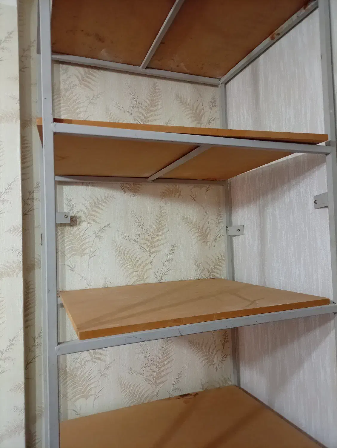 قفسه فلزی ۵ طبقه|کتابخانه، شلف، قفسه‌های دیواری|پارس‌آباد, |دیوار