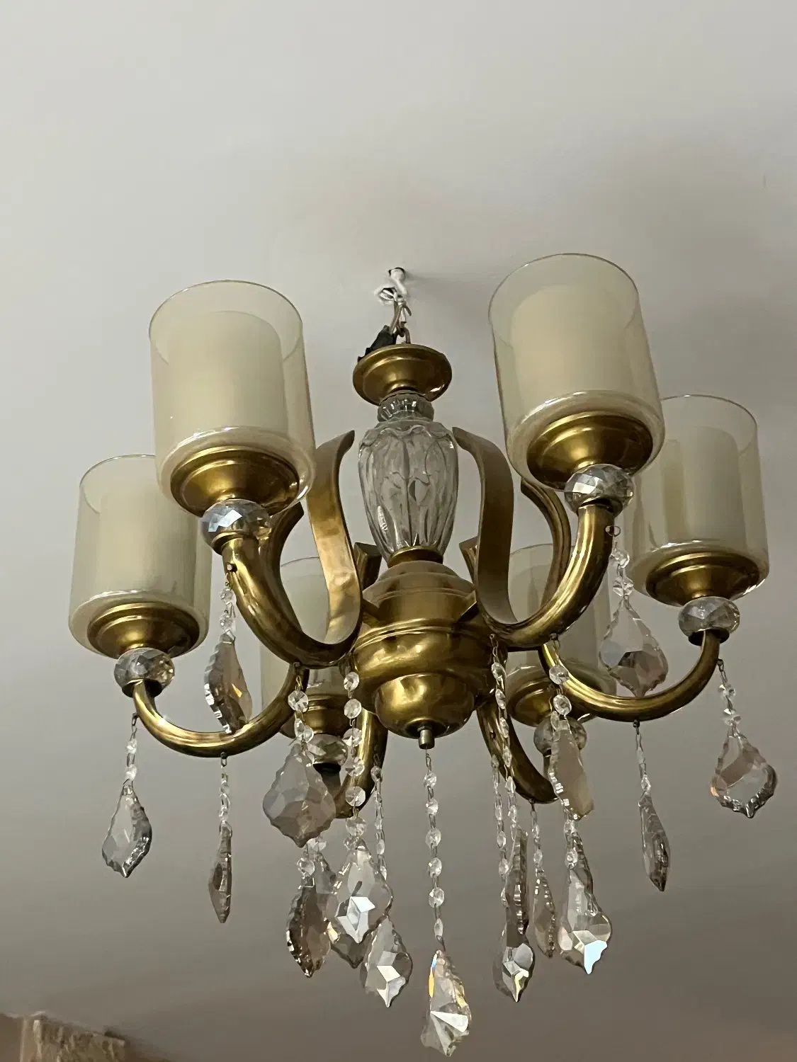 لوستر برنجی|لوستر و چراغ آویز|تهران, والفجر (افسریه)|دیوار