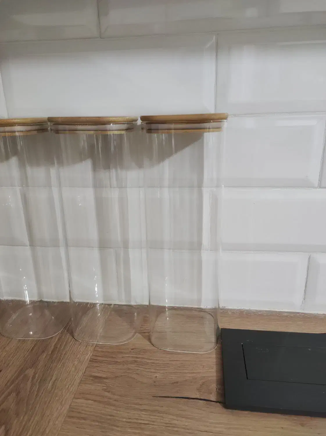 بانکه پیرکس در بامبو|آبچکان و نظمدهنده ظروف|گرگان, |دیوار