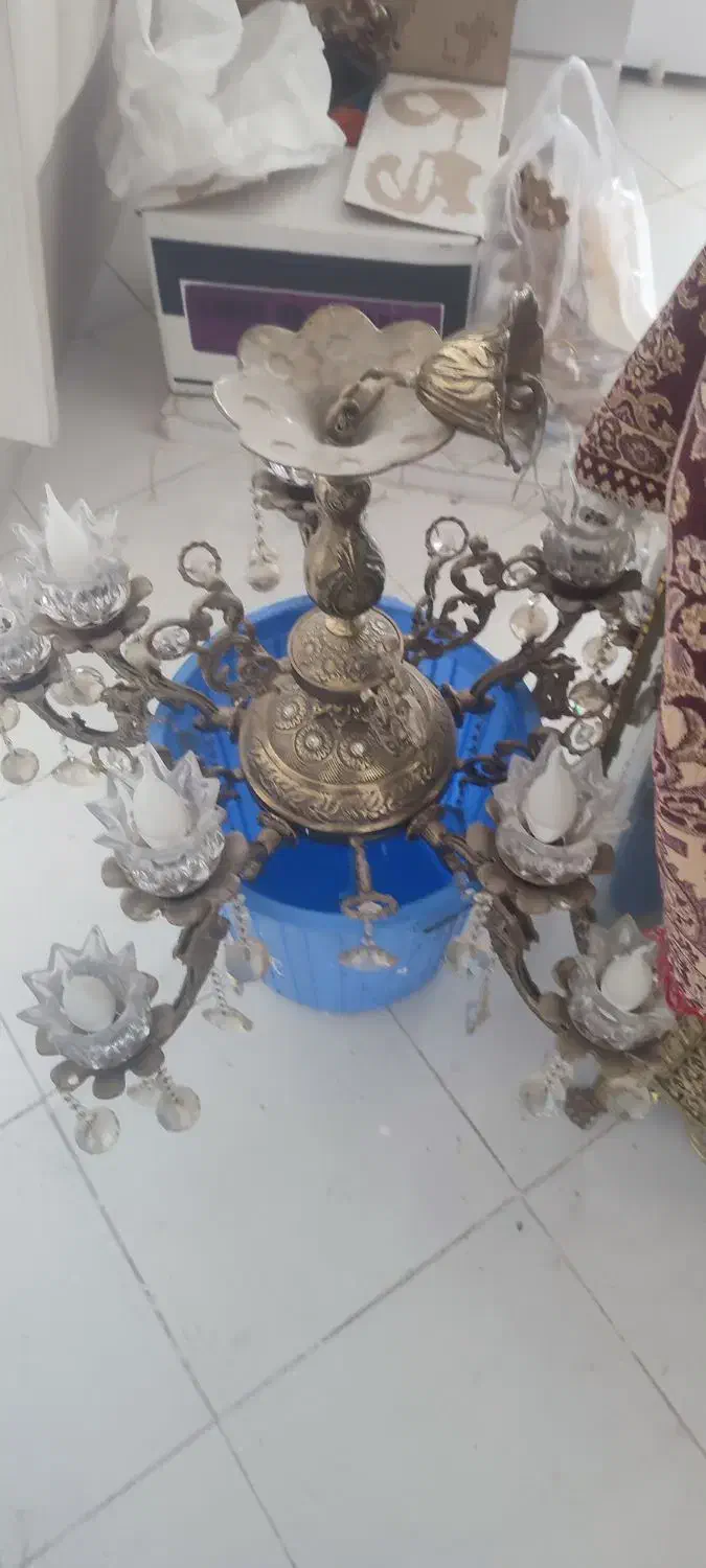 لوستر  14 شاخه درجه یک|لوستر و چراغ آویز|مشهد, عبادی|دیوار