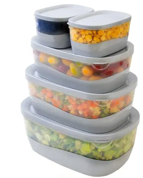 ست 5عددی روشا|ظروف نگهدارنده، پلاستیکی، یک‌بارمصرف|بند زرک, |دیوار