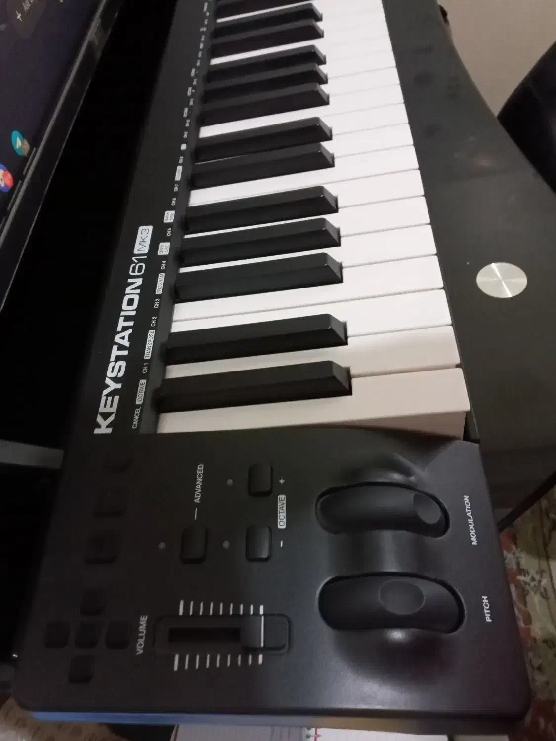 میدی کنترلر M-AUDIO KEYSTATION 61 MK3|پیانو، کیبورد، آکاردئون|تهران, شارق|دیوار