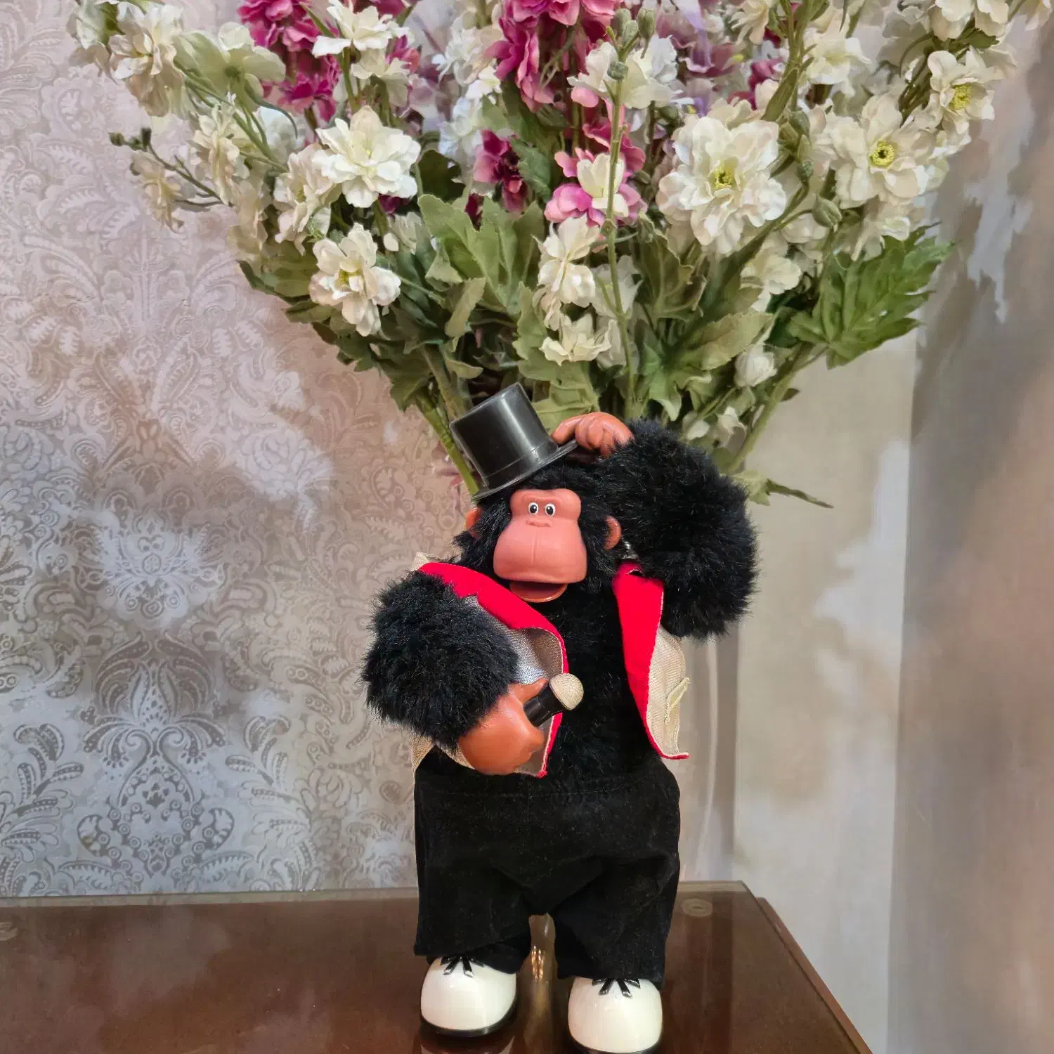 عروسک میمون آوازخوان قدیمی|اسباب‌‌بازی|تهران, جوادیه|دیوار