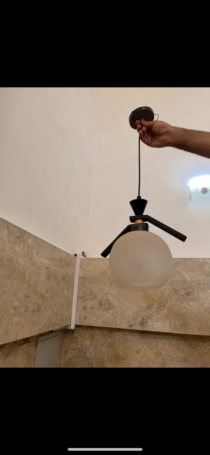 لوستر چوبی|لوستر و چراغ آویز|کرمان, |دیوار