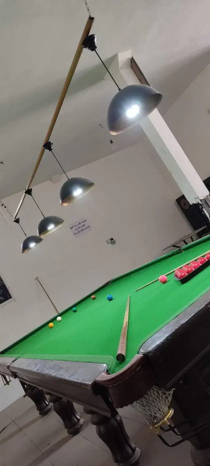 اسنوکر بیلیارد زیر قیمت با وسایل باشگاه یکجا|ورزشهای توپی|شاهنجرین, |دیوار