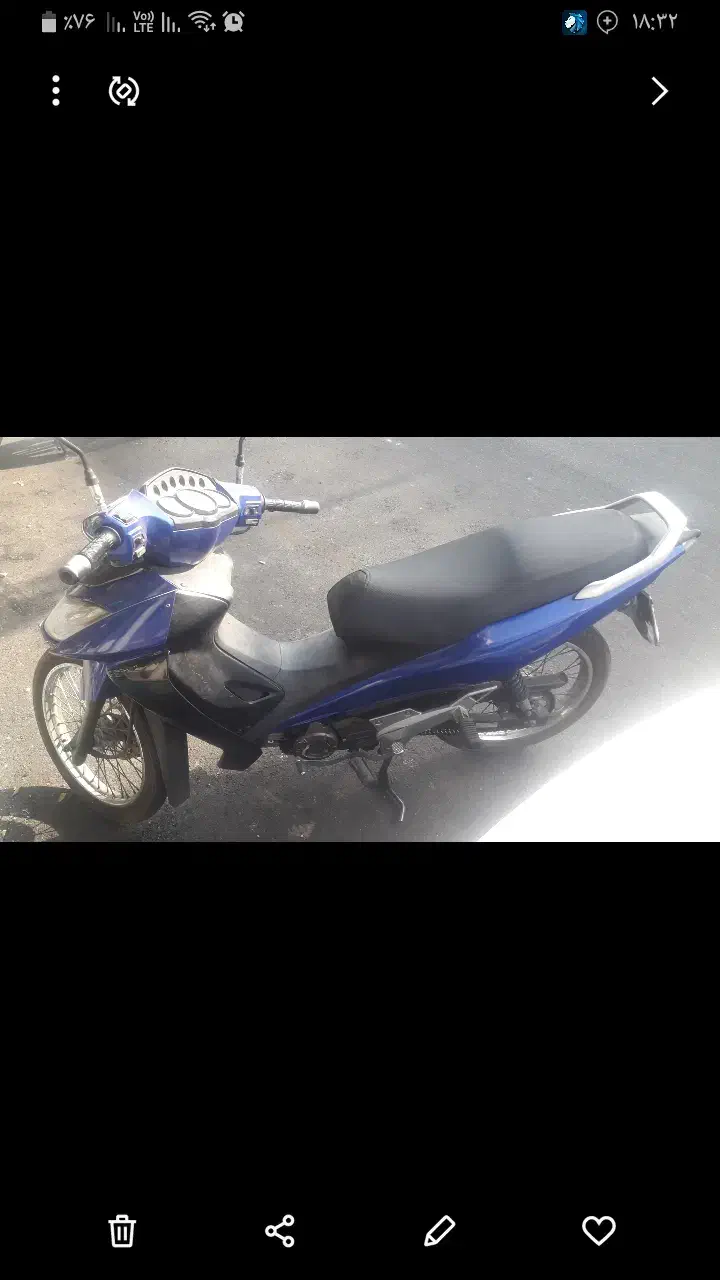 گلکسی ۸۶|موتورسیکلت|تهران, شکوفه|دیوار