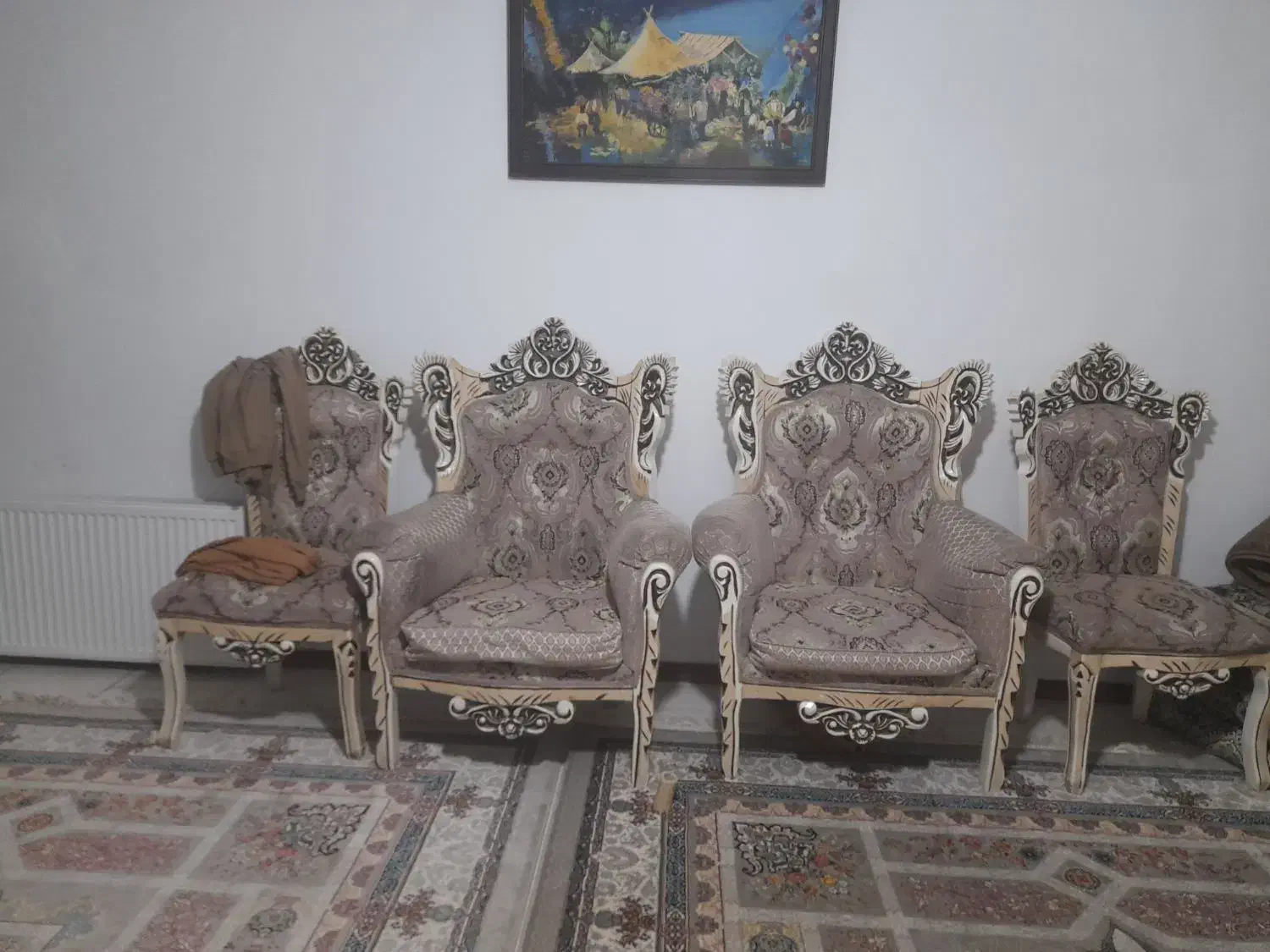 مبل سلطنتی|مبلمان خانگی و میز عسلی|صفادشت, |دیوار