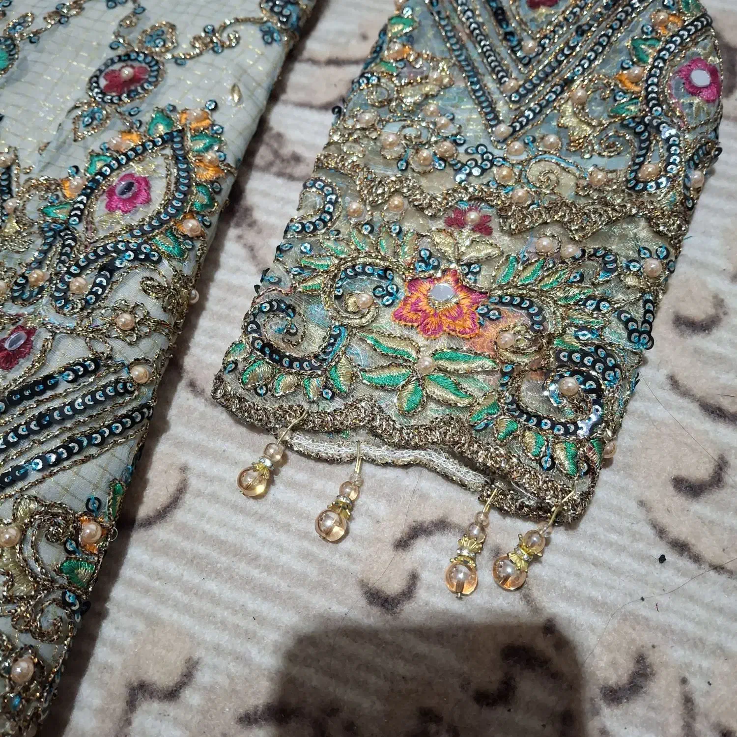 مانتو اینه دوزی شده|لباس|زابل, |دیوار