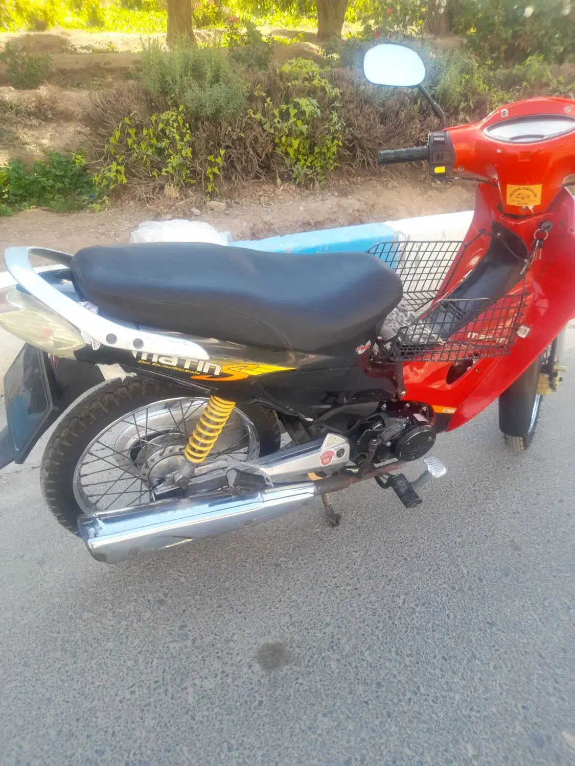 فروش موتوربیکلاچ ۱۲۵سی سی متین مدل ۱۳۹۱به رنگ قرمز|موتورسیکلت|شاهین‌شهر, خبرنگار|دیوار